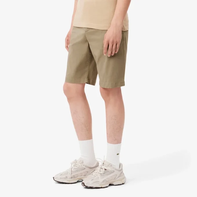 Erkek Slim Fit Streç Pamuklu Şort