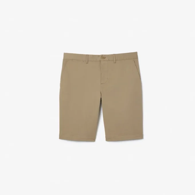 Erkek Slim Fit Streç Pamuklu Şort