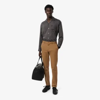 Erkek Slim Fit Streç Pamuklu Pantolon