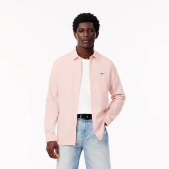 Erkek Slim Fit Streç Poplin Gömlek