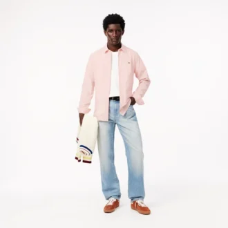 Erkek Slim Fit Streç Poplin Gömlek
