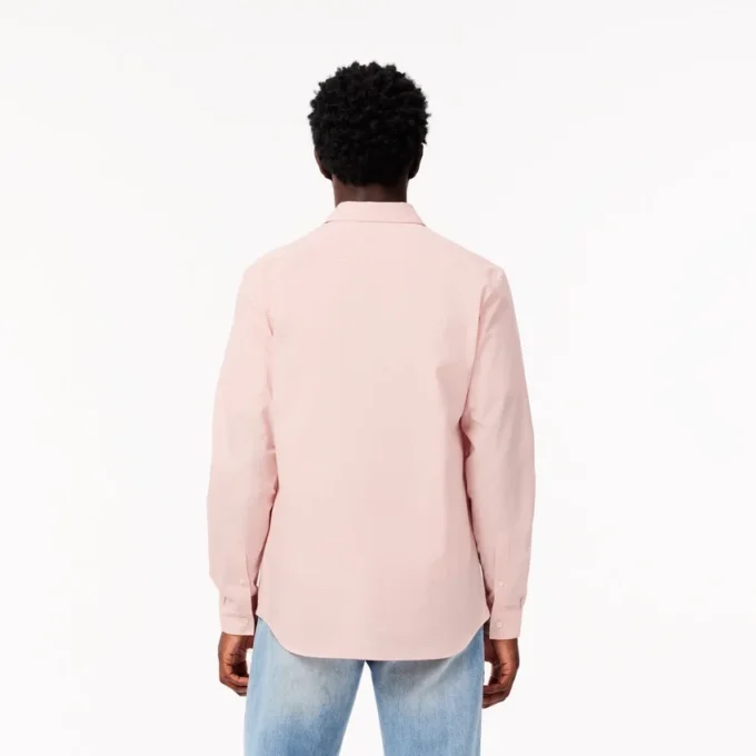Erkek Slim Fit Streç Poplin Gömlek