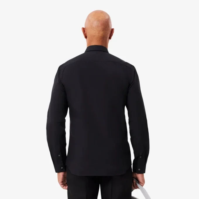 Erkek Slim Fit Streç Poplin Gömlek