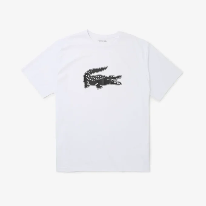 Erkek Spor Geniş Kesim Nefes Alabilir Logo Tişört