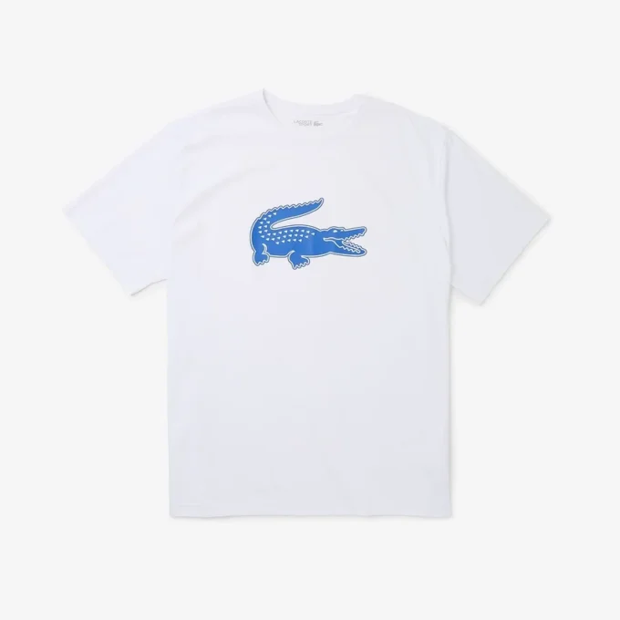 Erkek Spor Geniş Kesim Nefes Alabilir Logo Tişört