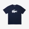 Erkek Spor Geniş Kesim Nefes Alabilir Logo Tişört