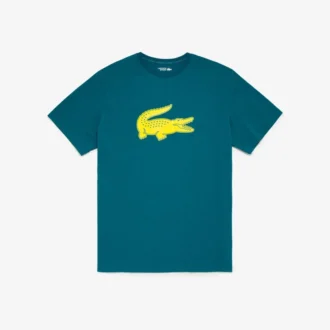 Erkek Spor Geniş Kesim Nefes Alabilir Logo Tişört