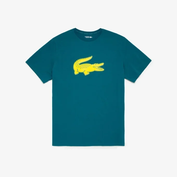 Erkek Spor Geniş Kesim Nefes Alabilir Logo Tişört
