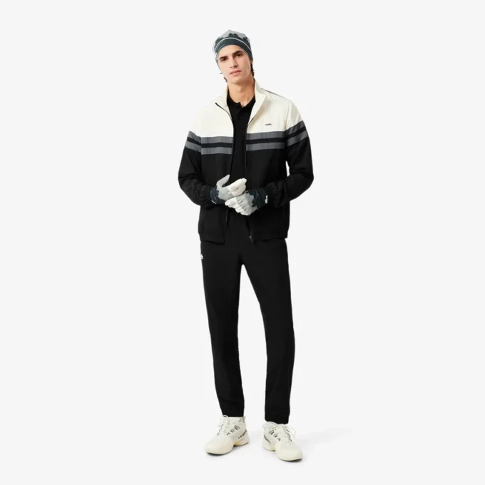 Erkek Spor Ultra Dry Landscape Timsah Desenli Polo Tişört