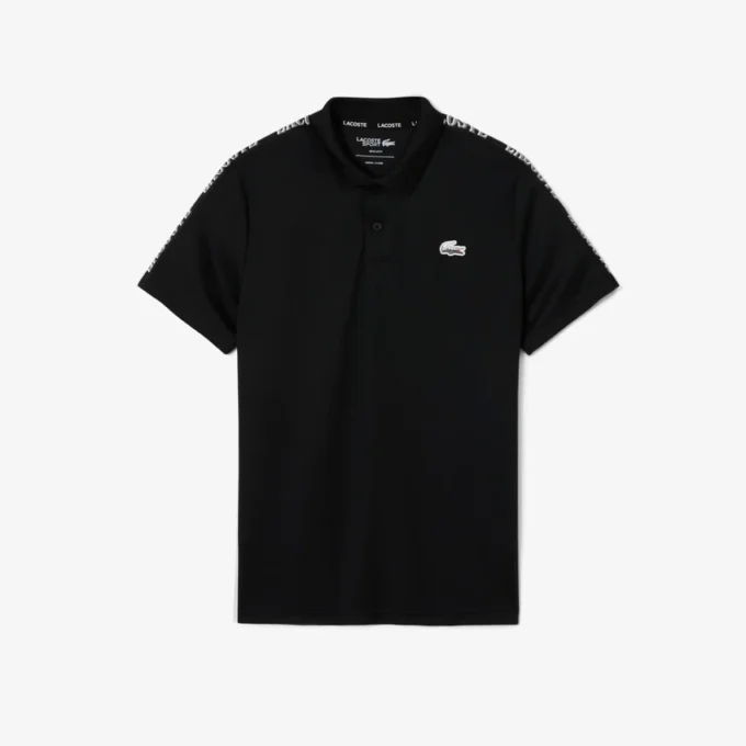 Erkek Spor Ultra Dry Landscape Timsah Desenli Polo Tişört
