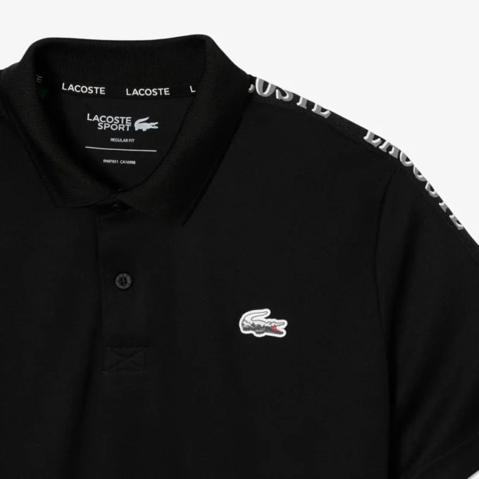 Erkek Spor Ultra Dry Landscape Timsah Desenli Polo Tişört