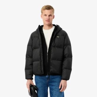 Erkek Su Geçirmez Kapüşonlu Puffer Ceket