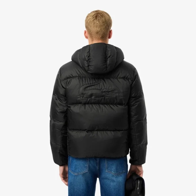 Erkek Su Geçirmez Kapüşonlu Puffer Ceket