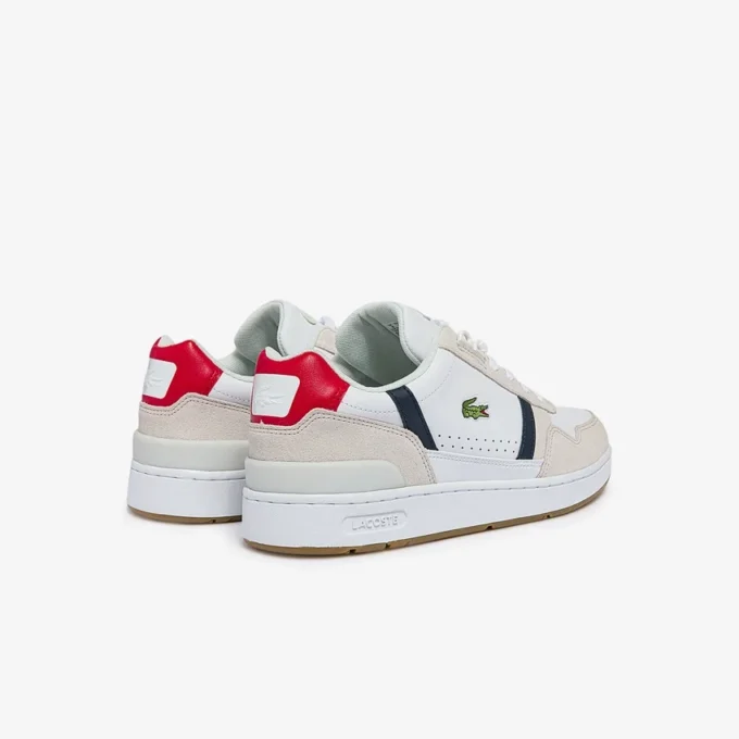 Erkek T-Clip Deri Sneaker