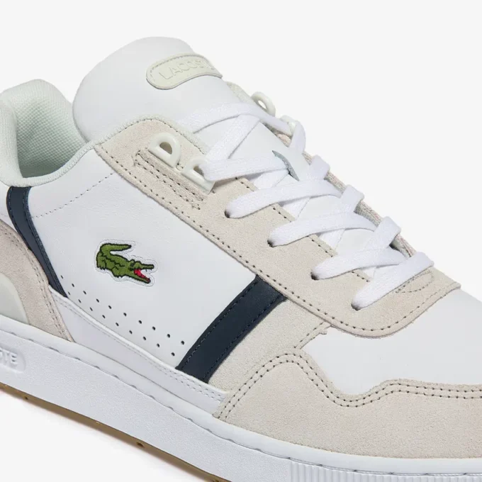 Erkek T-Clip Deri Sneaker