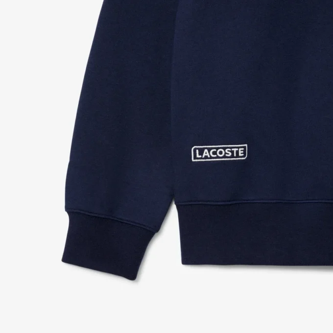 Erkek Tenis Desenli Kapüşonlu Sweatshirt