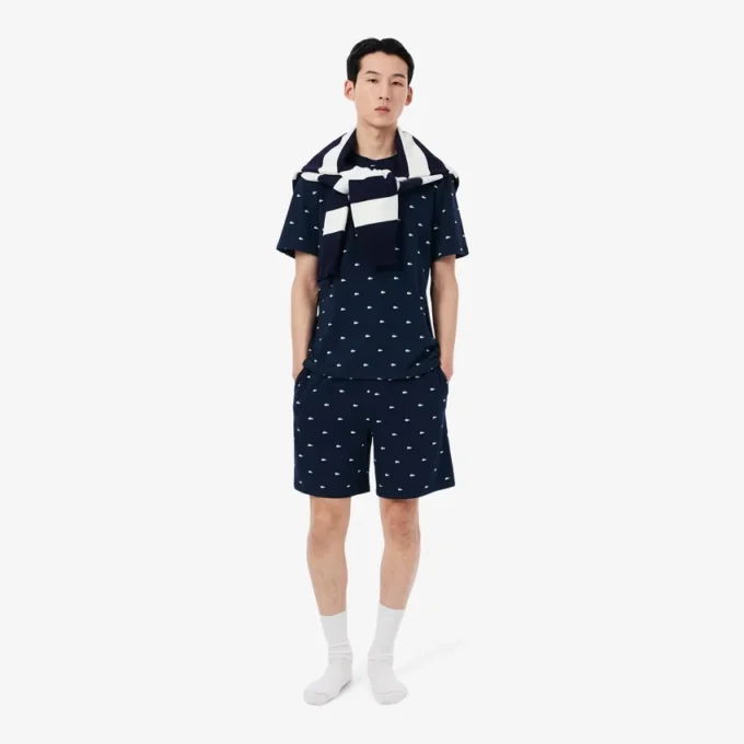 Erkek Timsah Desenli Pijama Üstü