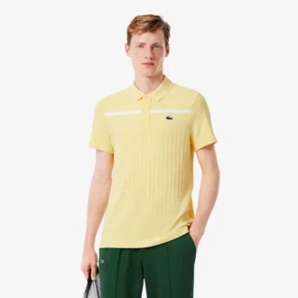 Erkek Ultra Dry Badge Accent Tenis Heritage Polo Tişörtü