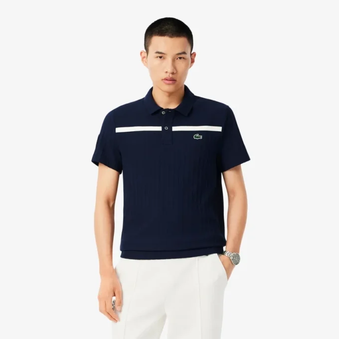 Erkek Ultra Dry Badge Accent Tenis Heritage Polo Tişörtü