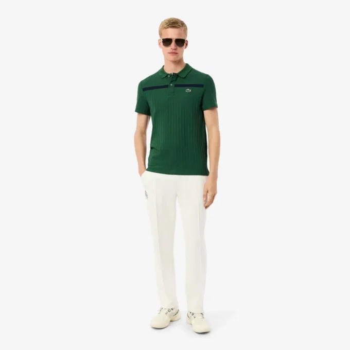 Erkek Ultra Dry Badge Accent Tenis Heritage Polo Tişörtü