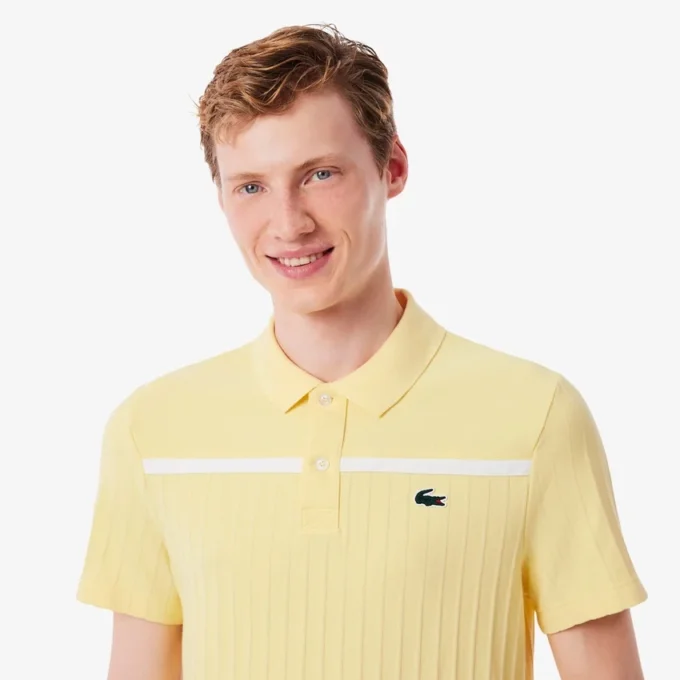 Erkek Ultra Dry Badge Accent Tenis Heritage Polo Tişörtü