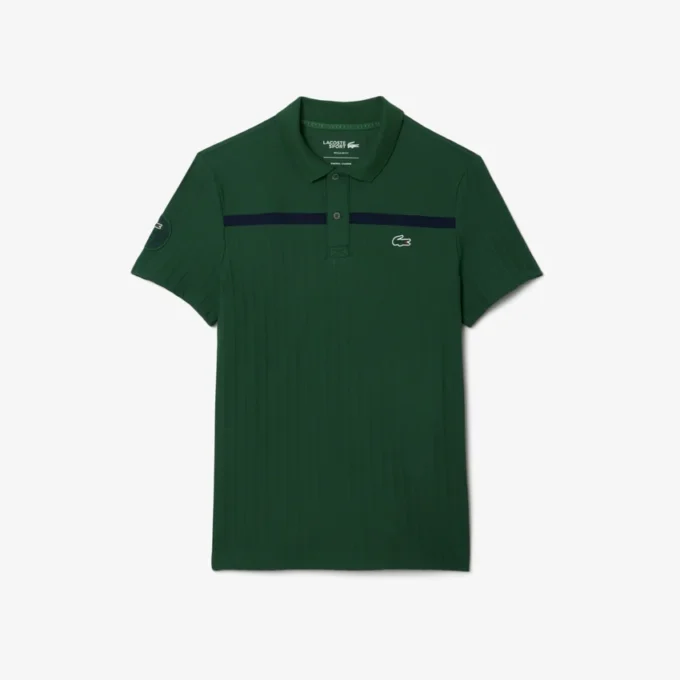 Erkek Ultra Dry Badge Accent Tenis Heritage Polo Tişörtü