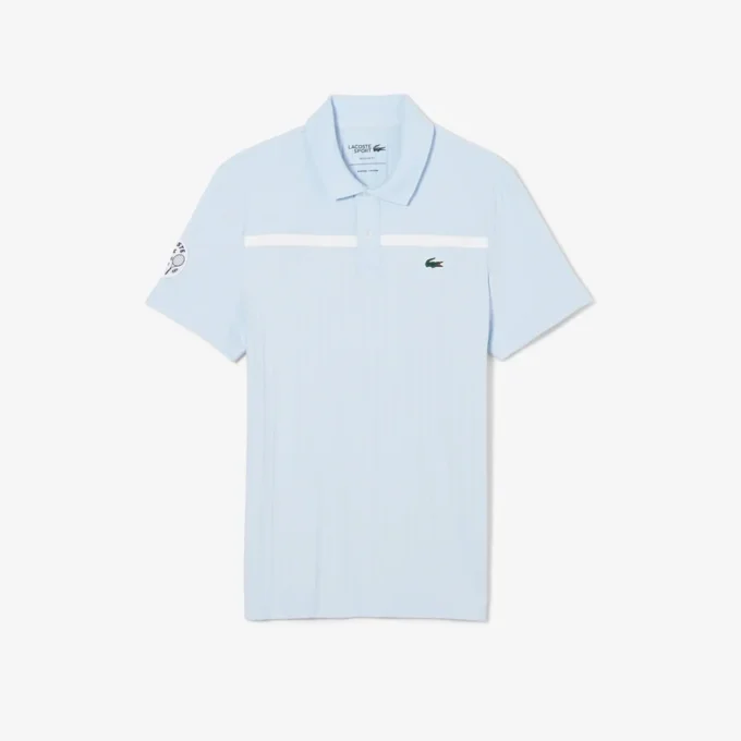 Erkek Ultra Dry Badge Accent Tenis Heritage Polo Tişörtü