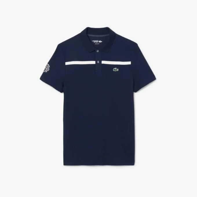 Erkek Ultra Dry Badge Accent Tenis Heritage Polo Tişörtü