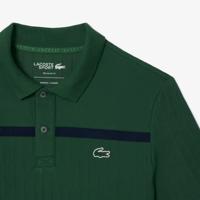 Erkek Ultra Dry Badge Accent Tenis Heritage Polo Tişörtü
