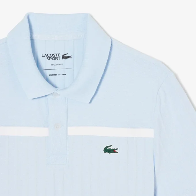 Erkek Ultra Dry Badge Accent Tenis Heritage Polo Tişörtü