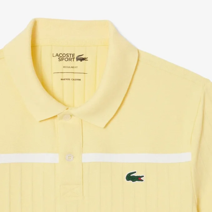 Erkek Ultra Dry Badge Accent Tenis Heritage Polo Tişörtü