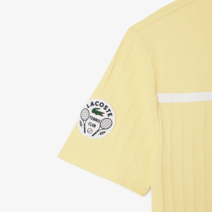 Erkek Ultra Dry Badge Accent Tenis Heritage Polo Tişörtü