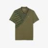 Erkek Ultra Dry Baskılı Dar Kesim Tenis Polo Tişörtü