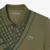 Erkek Ultra Dry Baskılı Dar Kesim Tenis Polo Tişörtü