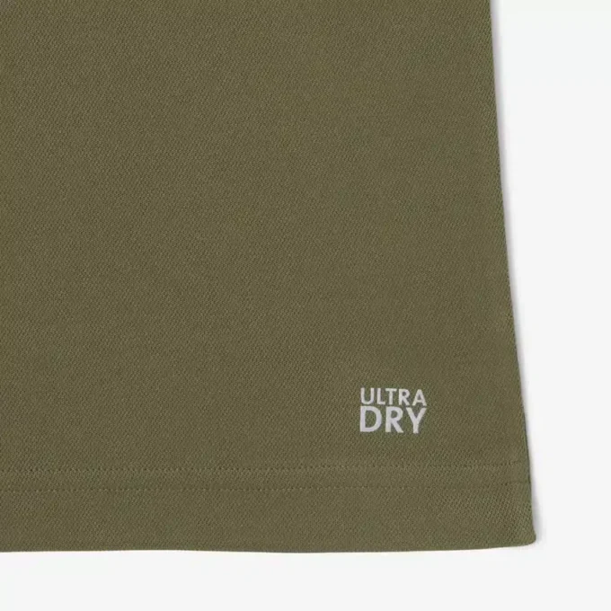 Erkek Ultra Dry Baskılı Dar Kesim Tenis Polo Tişörtü