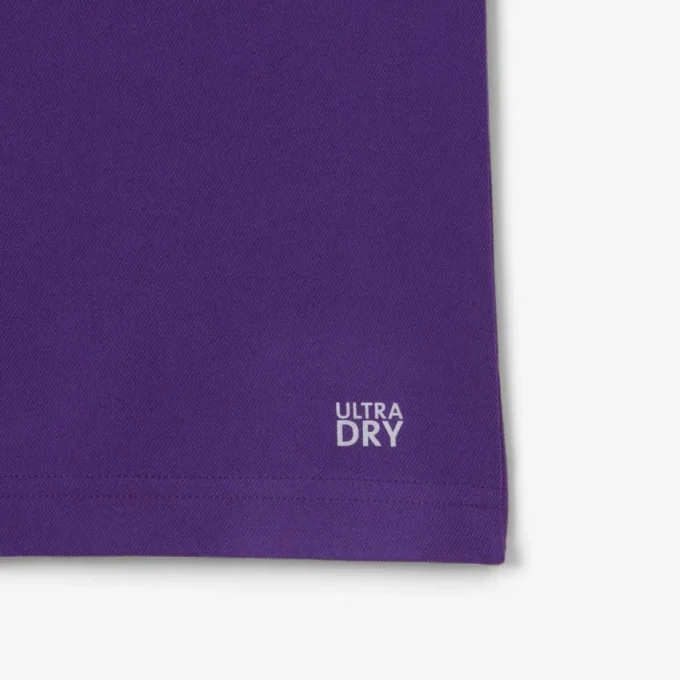 Erkek Ultra Dry Baskılı Dar Kesim Tenis Polo Tişörtü