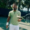 Erkek Ultra Dry Baskılı Dar Kesim Tenis Polo Tişörtü