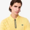 Erkek Ultra Dry Baskılı Slim Fit Tenis Polo Tişörtü