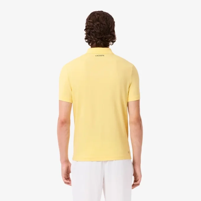 Erkek Ultra Dry Baskılı Slim Fit Tenis Polo Tişörtü