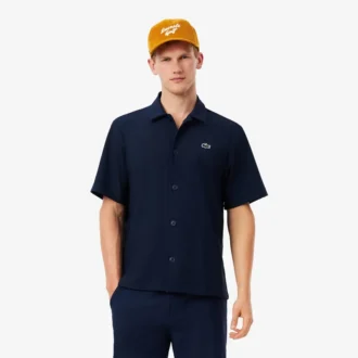 Erkek Ultra Dry Baskılı Streç Golf Gömleği