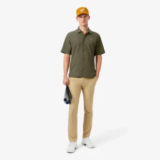 Erkek Ultra Dry Baskılı Streç Golf Gömleği