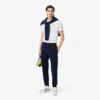 Erkek Ultra Dry Markalı Çizgili Tenis Polo Tişörtü