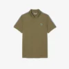 Erkek Ultra Dry Markalı Çizgili Tenis Polo Tişörtü