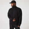 Erkek Yüksek Yakalı Fermuarlı Sweatshirt