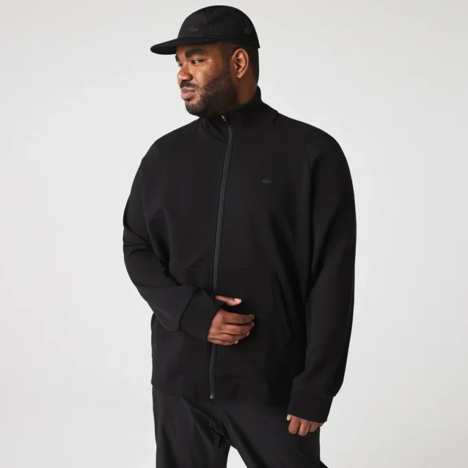 Erkek Yüksek Yakalı Fermuarlı Sweatshirt