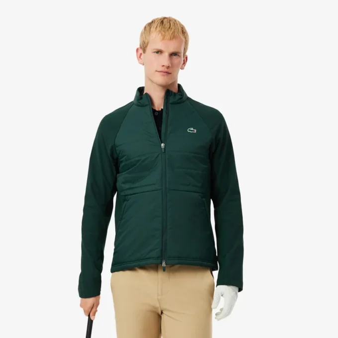 Erkek Yüksek Yakalı Kapitone Golf Ceketi