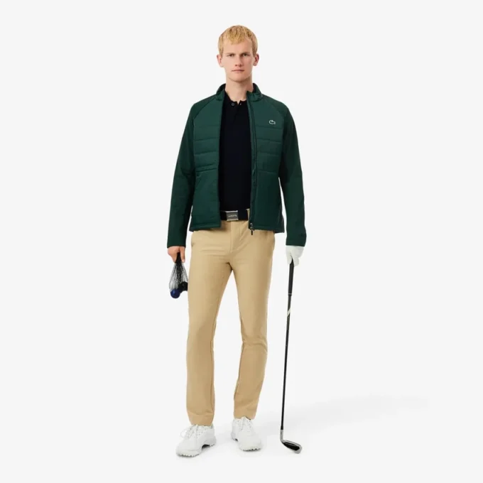 Erkek Yüksek Yakalı Kapitone Golf Ceketi