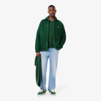Erkek Yün Blend Overshirt