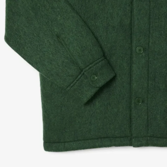 Erkek Yün Blend Overshirt