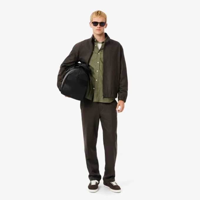Erkek Yün Harrington Ceket